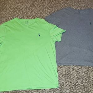 2 Ralph Lauren Polo V-neck t-shirts medium